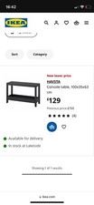 IKEA Havsta Coffe Table 