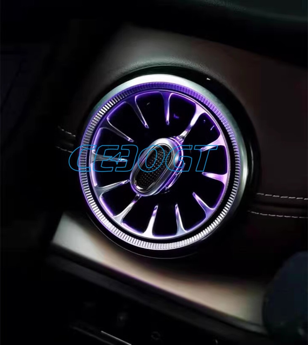 For Mazda 6 Refit Benz Turbine Air Vent with 64-Color interior