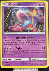 Carte Pokemon Cresselia 59 156 Holo Soleil Et Lune 5 Sl5 Fr Neuf Ebay