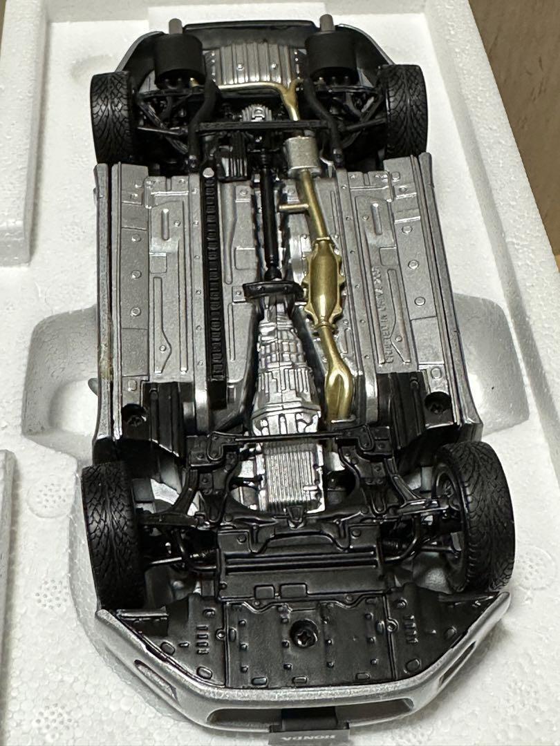 Ebbro Honda S2000 Miniature Car 1/24 Scale Silver Detailed Ebbro Honda S2000 Miniature Car 1/24 Scale Silver Detailed
