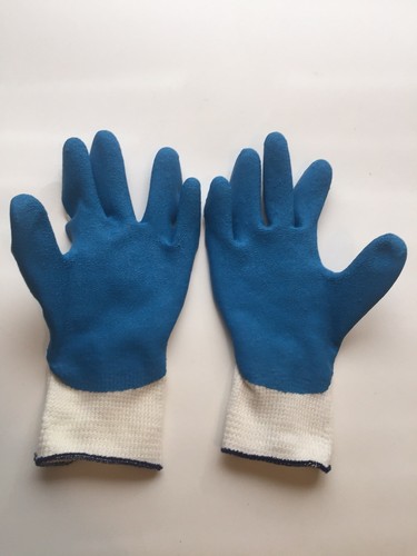 Flex Tuff Blue Palm grip Gloves Work garden Size Medium New US Seller - Picture 2 of 4