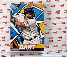 Joey Bart 2021 Topps Fire Rookie Card Base card san francisco giants #104