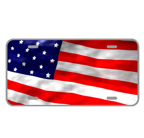 Custom Personalized Novelty License Plate Auto Car Tag With USA FLAG eBay