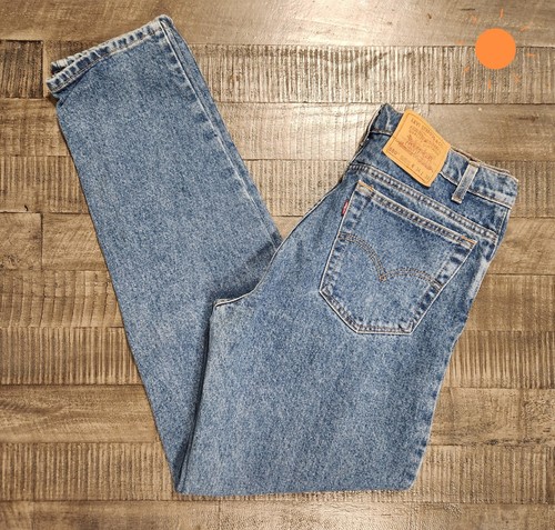 Pantalones de mezclilla Levi's 550 de colección para hombre talla 32×33 azul lavado medio calce relajado cónico  - Imagen 1 de 15