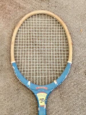 Ancienne Raquette de Tennis vintage Dunlop , en bois