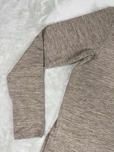 Joy Lab Relaxed Fit Langarm braun Tee T-Shirt Oberteil Damen große Daumenlöcher - Bild 3 von 12