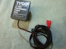 2X power TYCO Elec. Power Pack FOR HO SLOT CAR SETS RED V PLUG 20.8vdc 610A