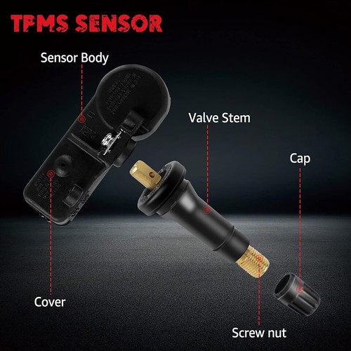 4pc TPMS Tire Pressure Monitoring Sensor For PORSCHE AUDI McLaren VW 5Q0907275B - Picture 10 of 12