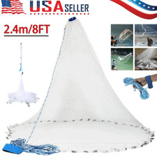 8FT Radius Fishing Cast Net Bait Easy Throw H...