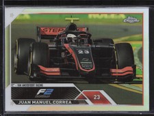 Juan Manuel Correa 2023 Topps Chrome Formula F1 Cars Refractor SP #143