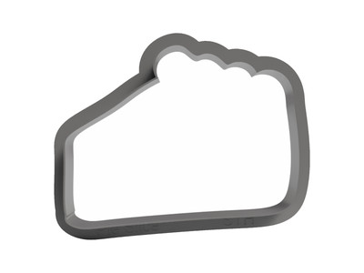Pie Slice Cookie Cutter | 3D Printed, 3D Figurines