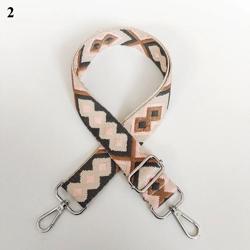 Colorful Wide Ethnic Style Bag Belt Casual Accessory  
