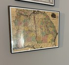 Antique 1822 Map Of Georgia + Alabama W/ Indian Territory Reproduction 8.5 X 11