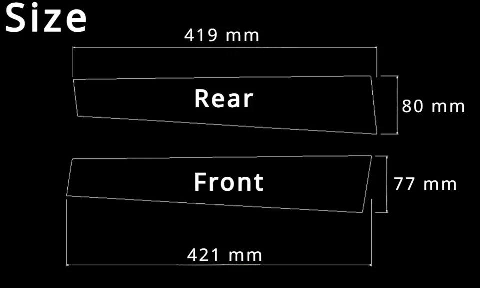 4 Pcs Real Carbon Fiber Exterior B-pillar Cover Trim For Lexus GS F 2016-2020 — 第 4/4 张图片