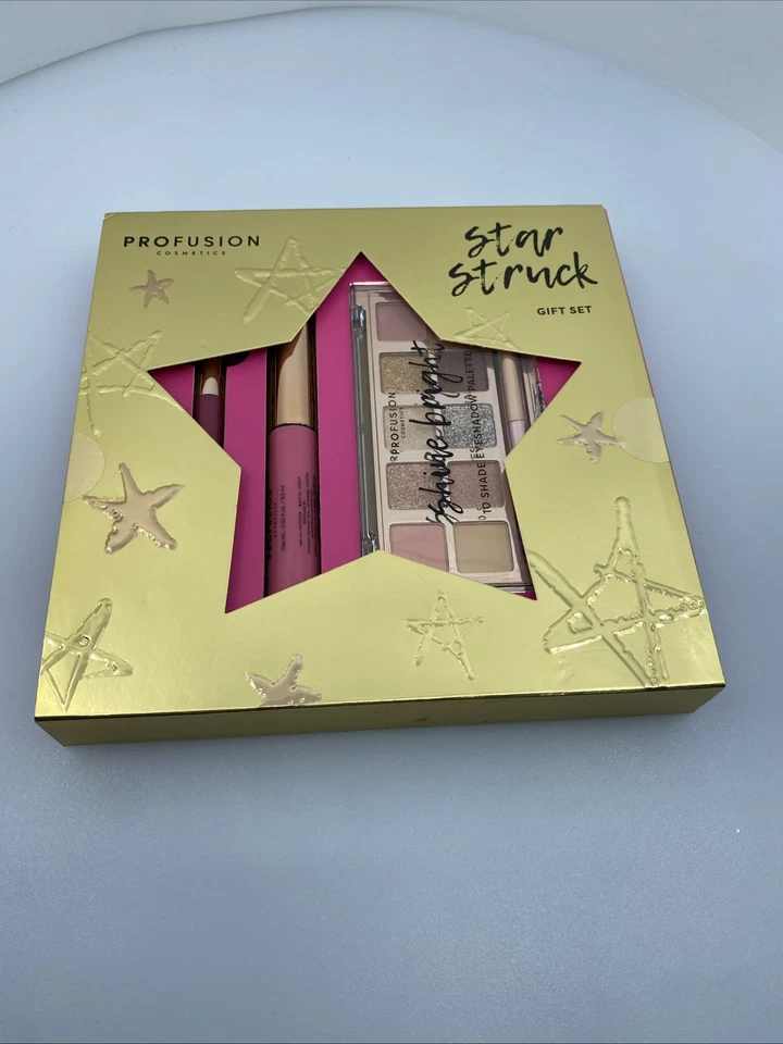 Profusion Cosmetics Star Struck Eyeshadow Palette, Lip Creme & Lip Liner Giftset - Image 2 of 4