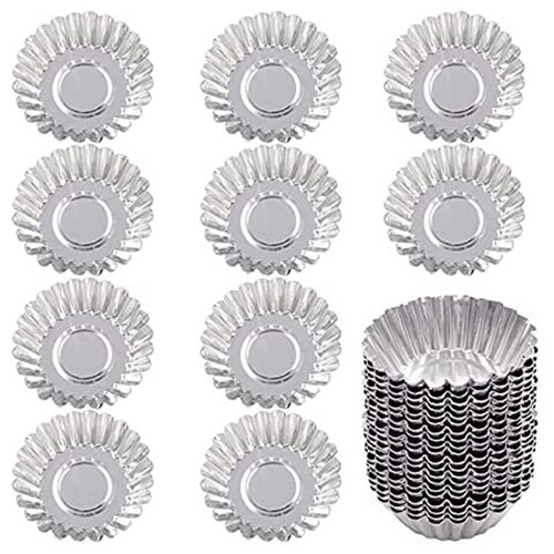Tartlet Molds 30 Pieces of Egg Tart Mold for Pudding Muffins Cakes J5U3