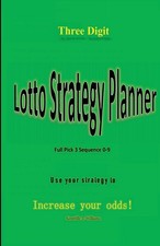 Three Digit Lotto Strategy Planner Full Pick 3 Sequence.by Williams New**