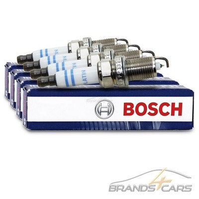 4x BOSCH ZÜNDKERZE ZÜNDKERZEN DOPPELPLATIN FÜR BMW 3-ER E46 E90 E91 E92 E93