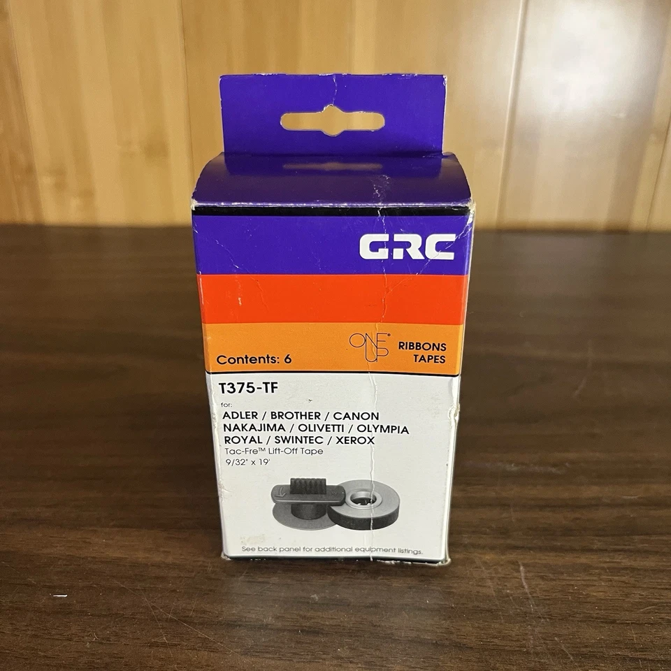 T375-TF GRC Correction Ribbons 4 in pack open box - Image 4 of 4