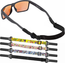 Adjustable Glasses Strap - 4 Pack No Tail Eyeglass Straps, Universal Fit Rope Ey