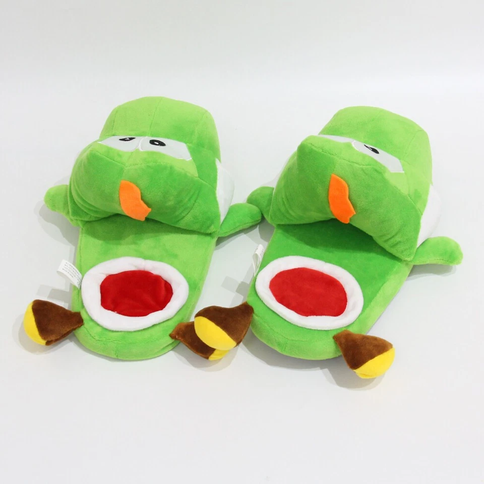 Super Mario Bros. Yoshi Plush - 28cm Winter Slippers (Soft Stuffed Toy Shoes - Image 4 of 4
