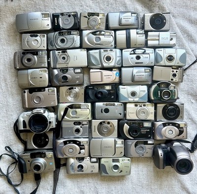 Vintage RESTPOSTEN APS Film Kompakt Point and Shoot Kameras UNGETESTET