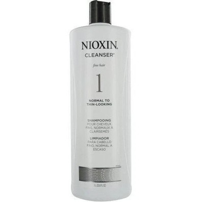Nioxin System 1 Cleanser Shampoo, Fine Hair 33.8 Oz