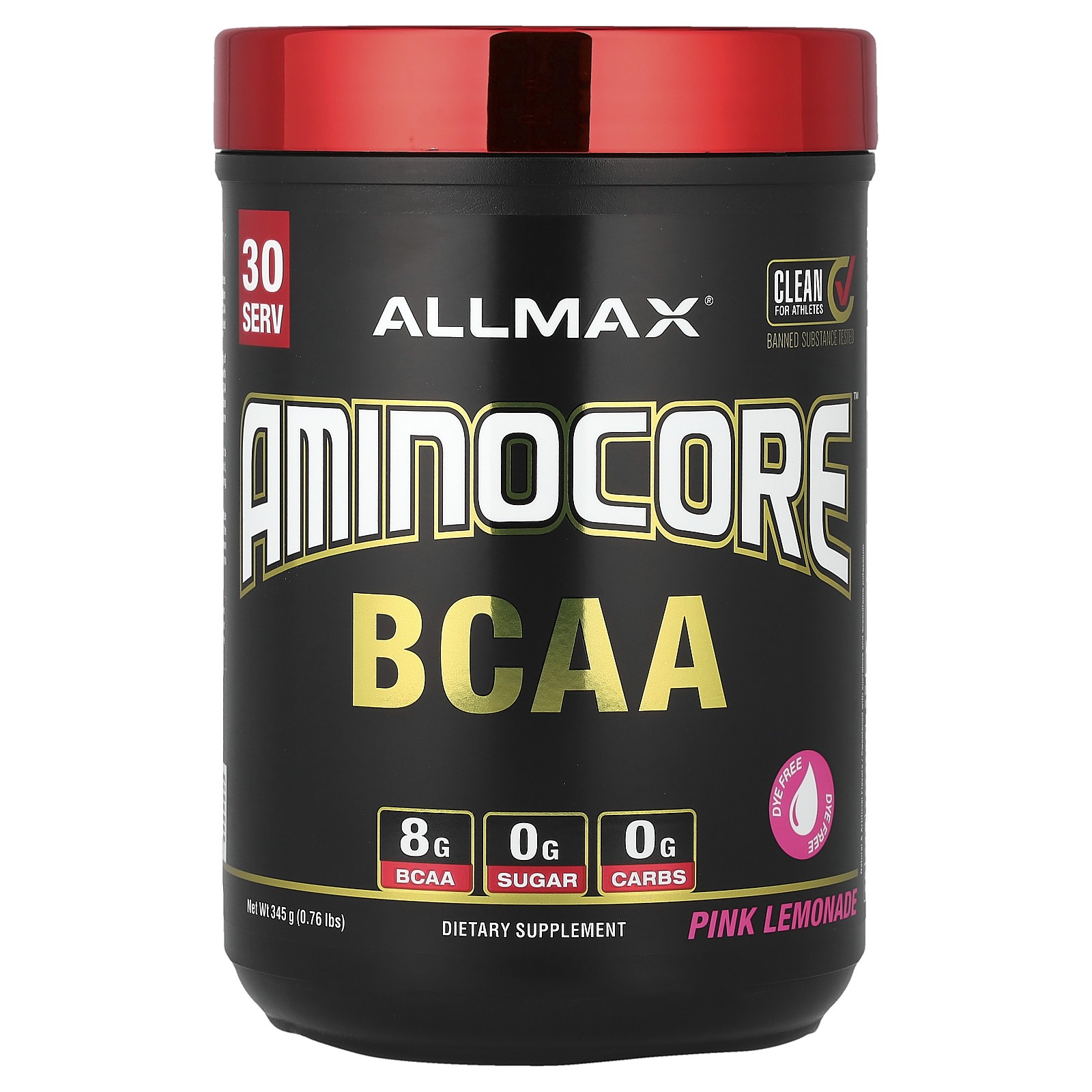 AMINOCORE BCAA Pink Lemonade 076 lbs 345 g 5590₽