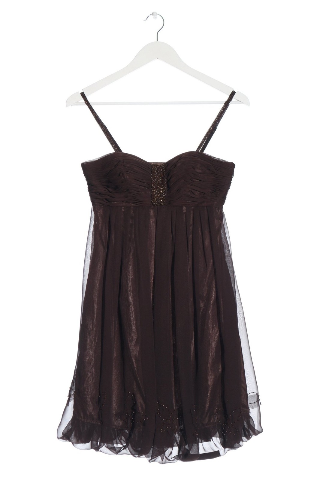 LAONA Trägerkleid Damen Kleid Gr. DE 34 braun Elegant