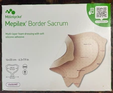 Molnlycke Mepilex Border Sacrum 6.3" x 7.9" (282055) Box of 10 Made in the USA