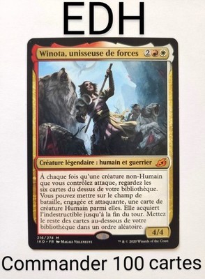 MTG Commander Deck Winota Unisseuse de Forces 100 Cartes Magic EDH | eBay MTG Commander Deck Winota Unisseuse de Forces 100 Cartes Magic EDH | eBay