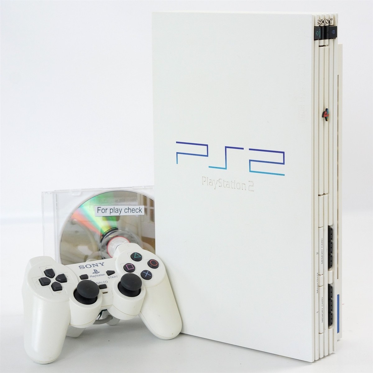 Sony PlayStation 2 Spring Bundle Ceramic White Console for sale