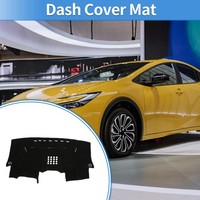 Dashboard-Abdeckmatte FüR Toyota Prius 2004-2009 Sonnenschutzmatte Schwarz
