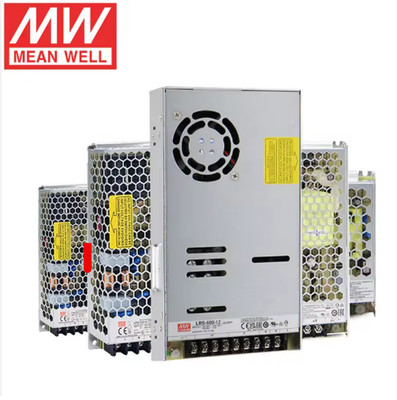 MEAN WELL LRS-600-48 Power Supply, AC-DC, 600W, 48V, 12.5A, Enclosed, LRS-600 Se