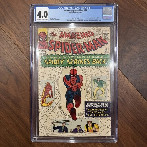 The Amazing Spider-Man #19 CGC 4.0 OW/W Marvel 12/64