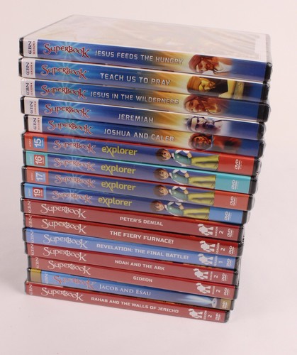 SuperBook 16 Sealed DVD Lot Episodes from Misc Seasons Explorer CBN Christian TV - Picture 8 of 13