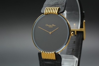 [FAST NEUWERTIG] Dior Bagira 47 153-2 schwarzes Zifferblatt 30 mm Quarz...