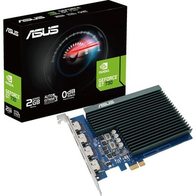 ASUS GeForce GT 730 NVIDIA Grafikkarte (2 GB GDDR5)