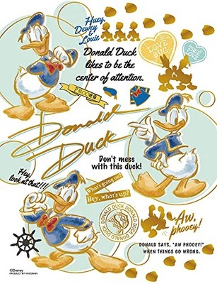 Yanoman Disney Donald Duck 300 Piece Jigsaw Puzzle 16.5x21.5cm Gold 42-97