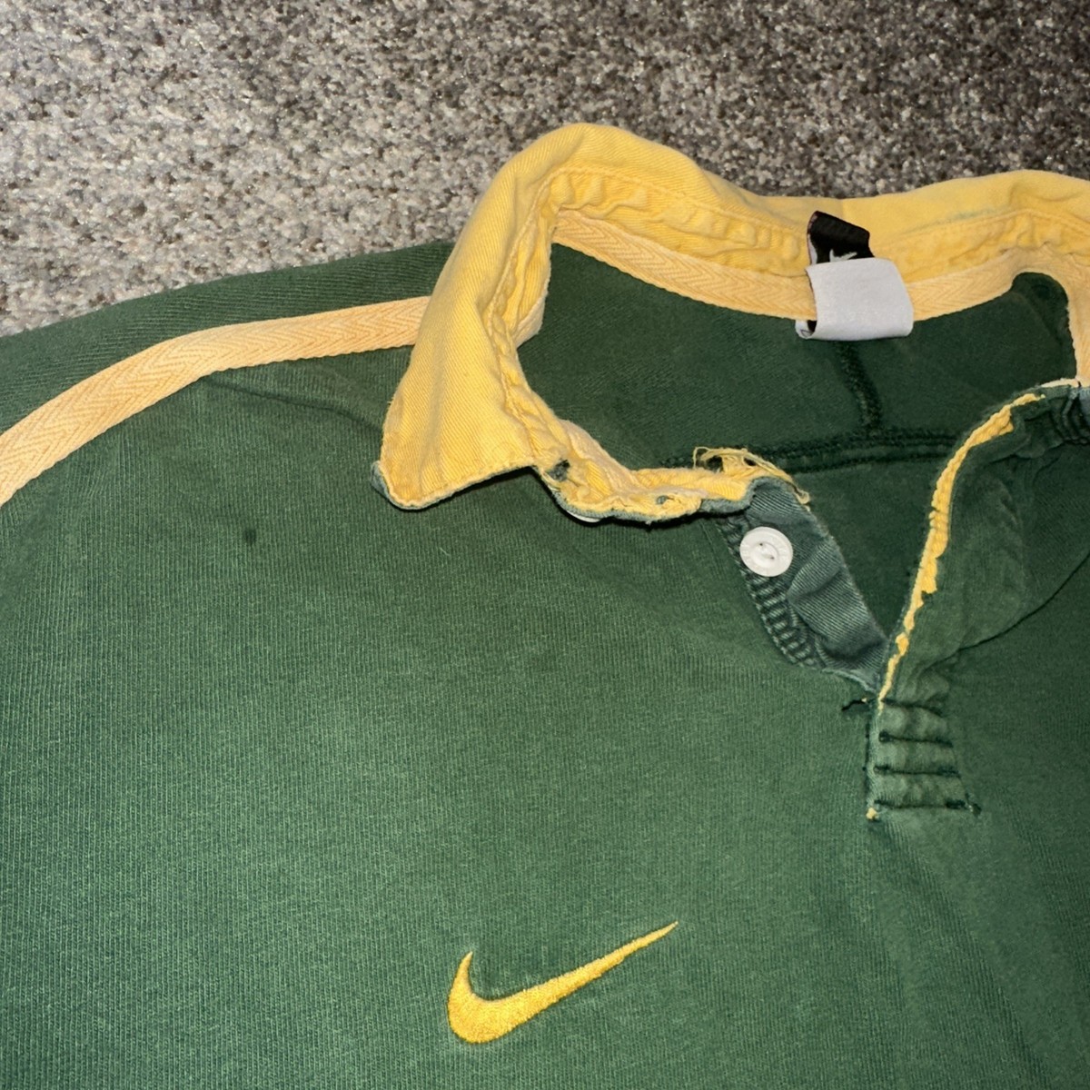 Vintage South Africa Nike Rugby Jersey 2XL Castle Lager Springbok
