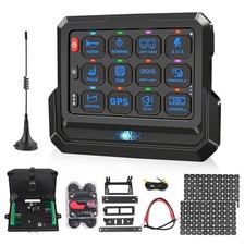 Wireless Rgb 12 Gang Switch Panel Led Light Bar Remote Control Box For Off Road