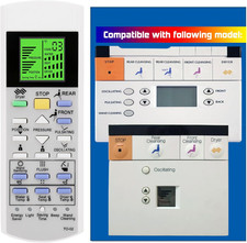 TOTO Washlet Replacement Remote with Wall Mount for Bidets  Toilets