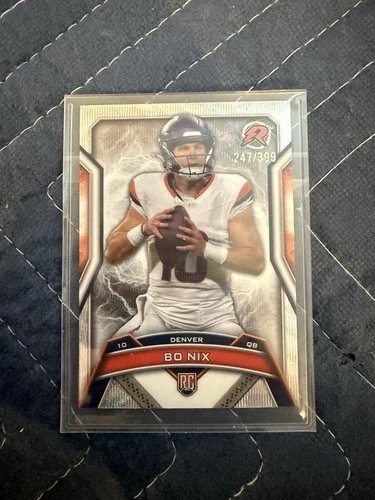 2024 Topps Resurgence - Rookies Bo Nix #125 Surge Refractor /399 (RC)