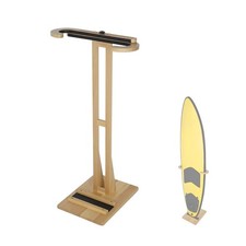 Indoor Surfboard Stand Rack Floor Display Wooden