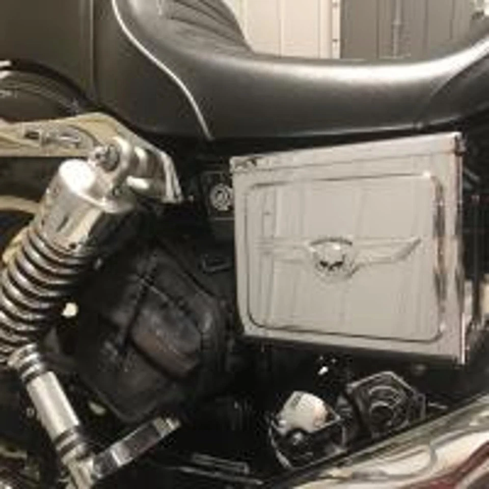 Genuine Harley-Davidson Decorative Skull with Wings Medallion 5" x 1.5" 91723-02 - Image 2 of 2