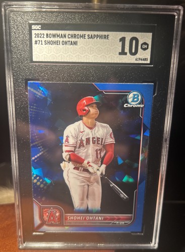 2022 Bowman Chrome Shohei Ohtani Sapphire Edition - SGC 10 GM