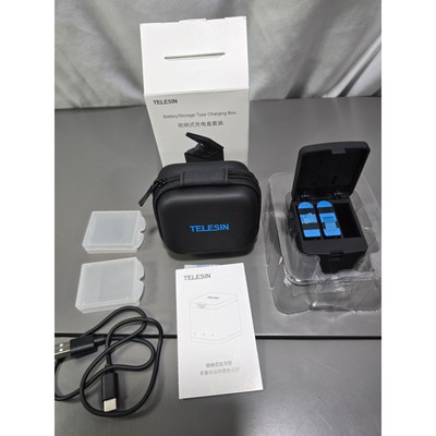 Telesin HERO 5/6/7/8 triple charger battery pack
