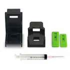 Ink Refill Cartridge Clip Rubber Syringe Tool Kits for HP 21 22 60 61 815 678