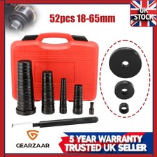 ​​52-Piece Hydraulic Press Tool Kit - 18-65mm Bushing Bearing & Seal Driver Set​