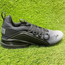 Puma Axelion Fade 2 Mens Size 11 Mid Gray Black Athletic Running Shoes Sneakers